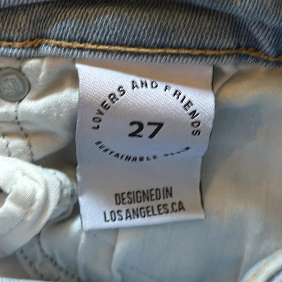 Lovers and Friends 27 Greyson Ultra High Rise Stretch Slim Boot Jean great cond - Picture 8 of 10